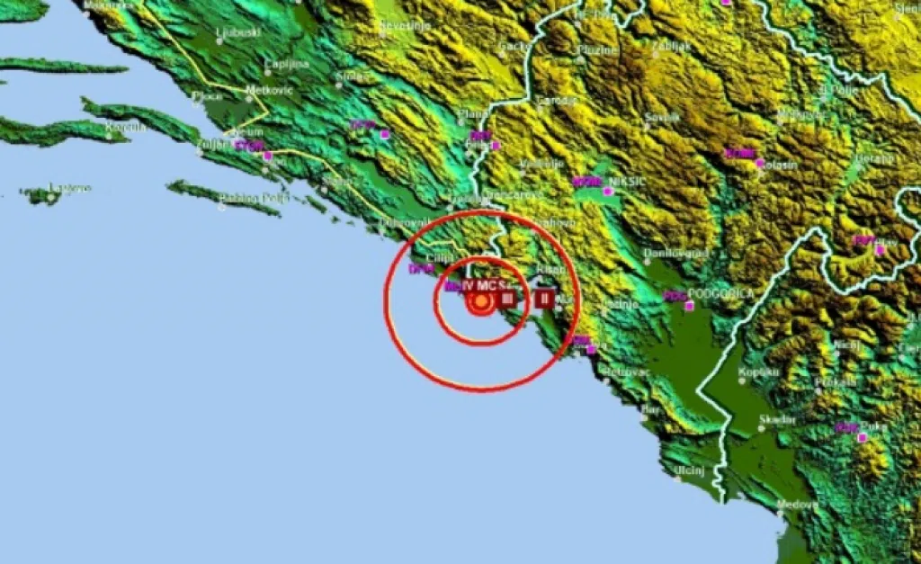 Zemljotres sa epicentrom na četiri kilometra jugozapadno od Igala