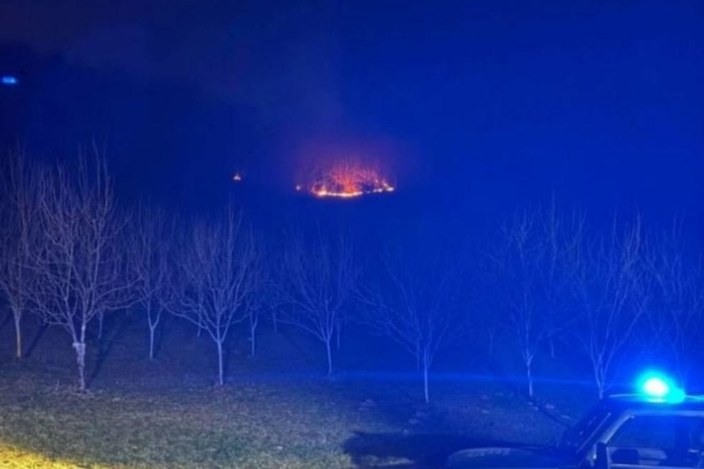 Požari na području Bijelog Polja: Vatrogasci do ponoći gasili vatru u Trnovačama i Papama