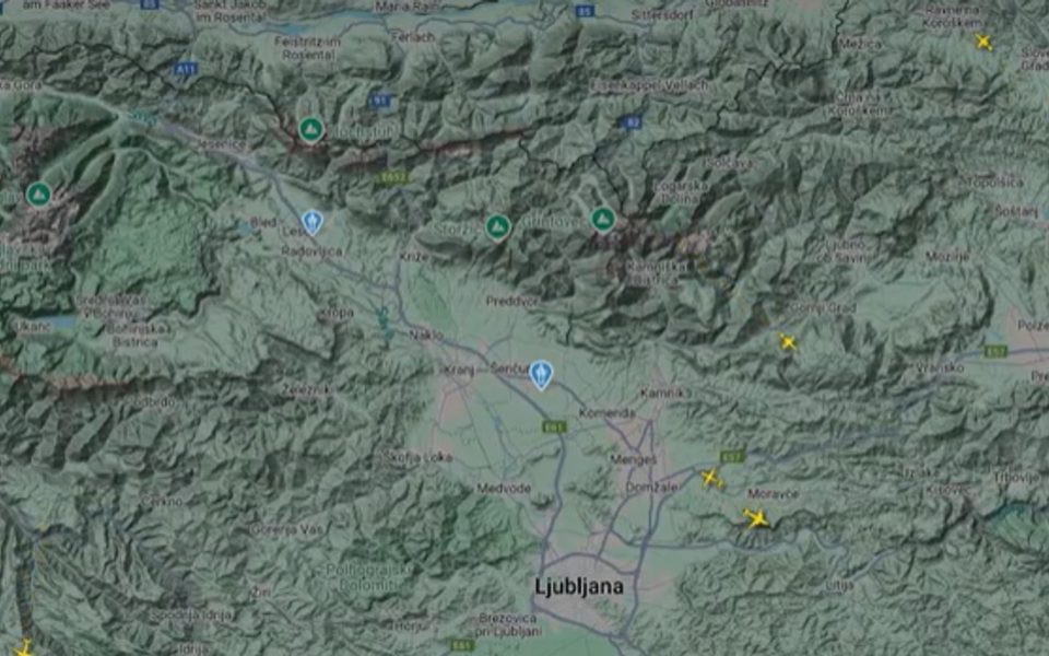 Avion koji je poletio iz Zagreba nestao sa radara u Sloveniji