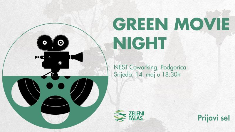 Zeleni Talas organizuje prvi Green movie night u Podgorici