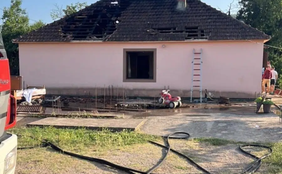 Podgorica: Ugašen požar na kući u Berima