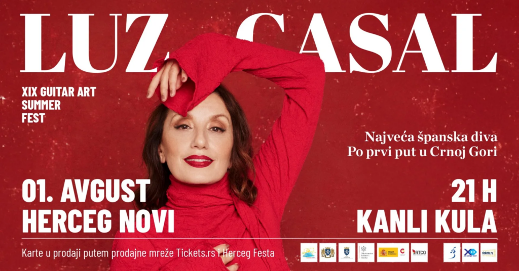 Luz Casal prvi put u Crnoj Gori