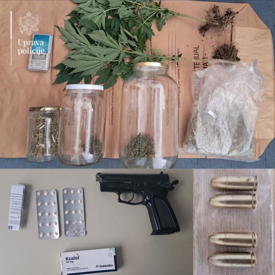 Pretresi u Plavu, nađeni droga i oružje