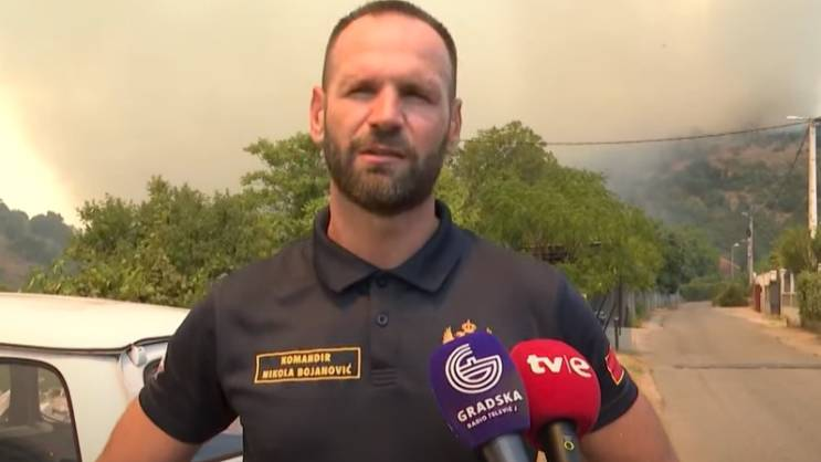 Bojanović: Podići dronove kako bi se locirale i identifikovale osobe koje podmeću požare na teritoriji Podgorice