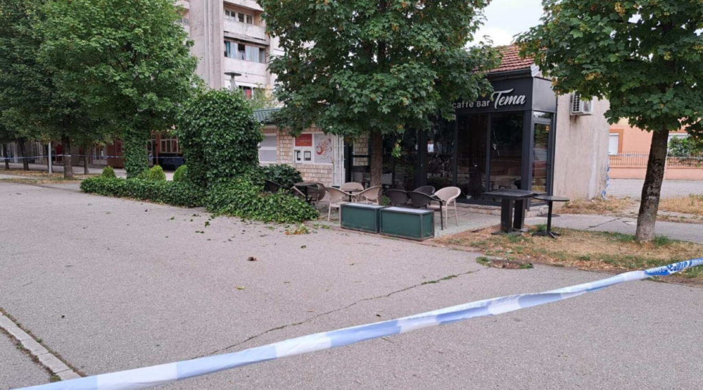 Nikšić: Bačena eksplozivna naprava ispred lokala, pričinjena materijalna šteta