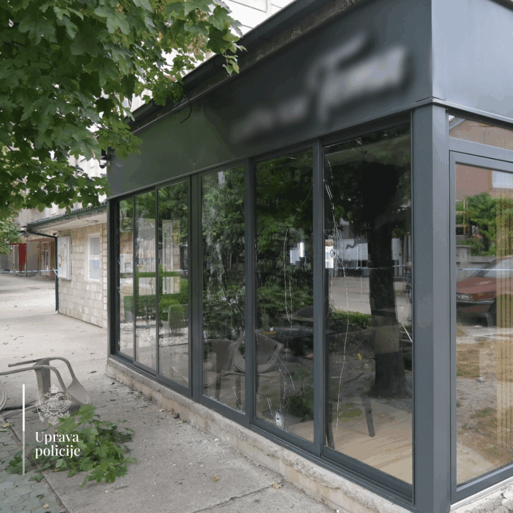 Uhapšen maloljetnik zbog aktiviranja eksplozivne naprave na lokal u Nikšiću