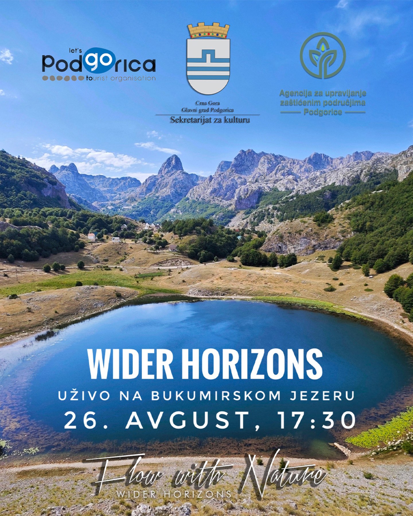 Koncert benda Wider Horizons – Montenegrin Pink Floyd Concept nastupa na Bukumirskom jezeru