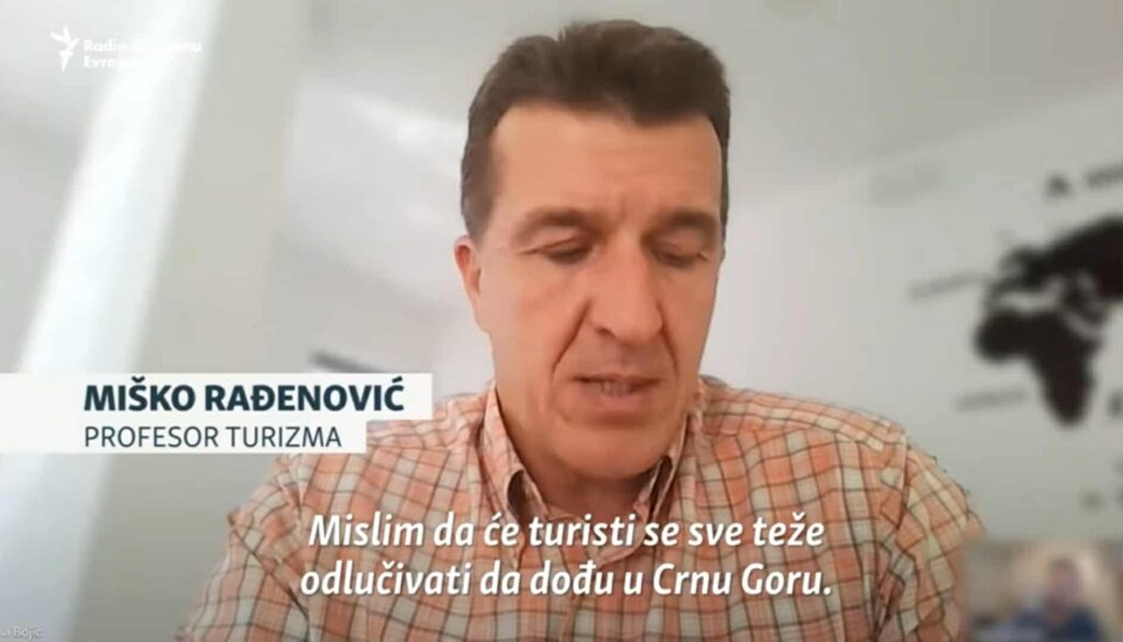 (VIDEO) Čelnik Nacionalne turističke organizacije: Turisti će sve teže odlučivati da dođu u Crnu Goru