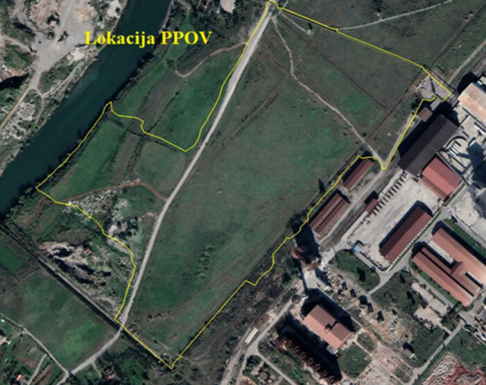 Ovo je predviđena lokacija za kolektor: Nekorišćena livada, parcela u vlasništvu Podgorice i KAP-a